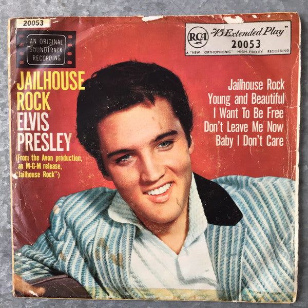 Elvis Presley : Jailhouse Rock (7", Album, EP)