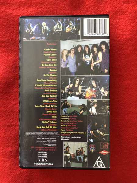 Kiss : MTV Unplugged (VHS, PAL)