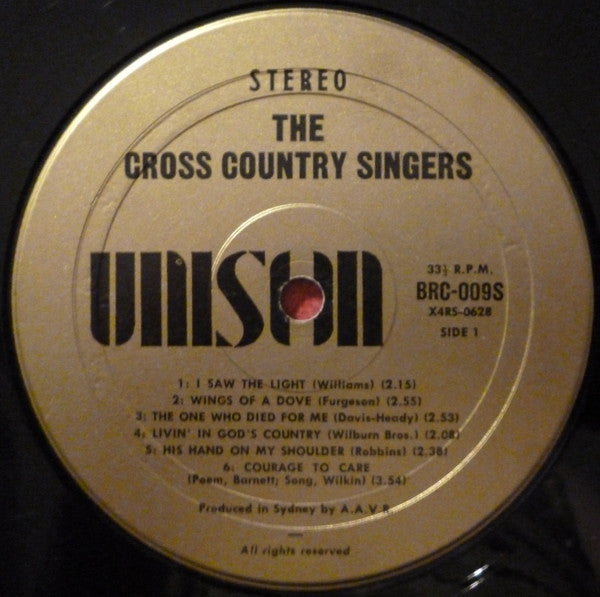 The Cross Country Singers : The Cross Country Singers (LP, Album)