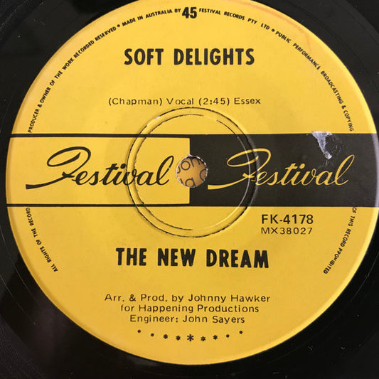 The New Dream : Soft Delights (7", Single)