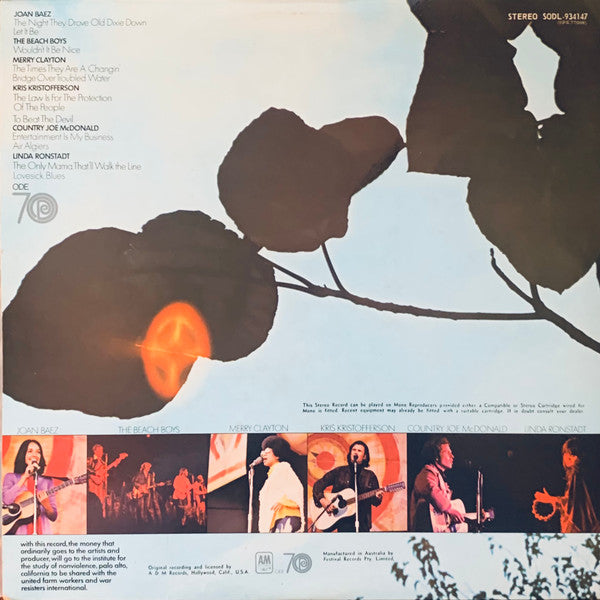 Various : Celebration Recorded Live Big Sur Folk Festival Monterey, California 1970 (LP, Comp, Gat)