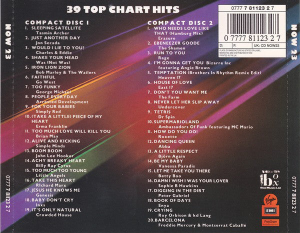 Various : Now That's What I Call Music 23 (2xCD, Comp)