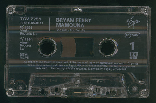 Bryan Ferry : Mamouna (Cass, Album)