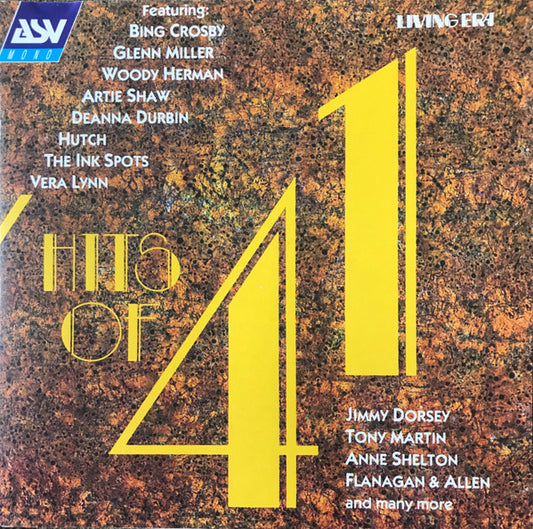 Various : Hits Of '41 (CD, Comp, Mono)