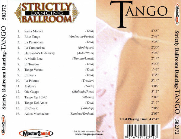 The Ballroom Dance Orchestra : Tango (CD, Album)