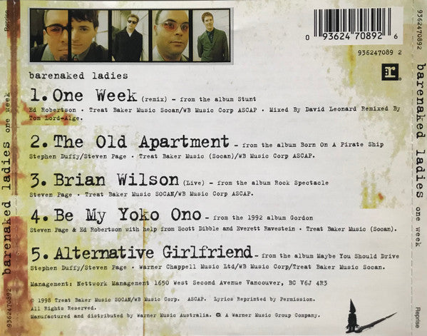 Barenaked Ladies : One Week (CD, EP)