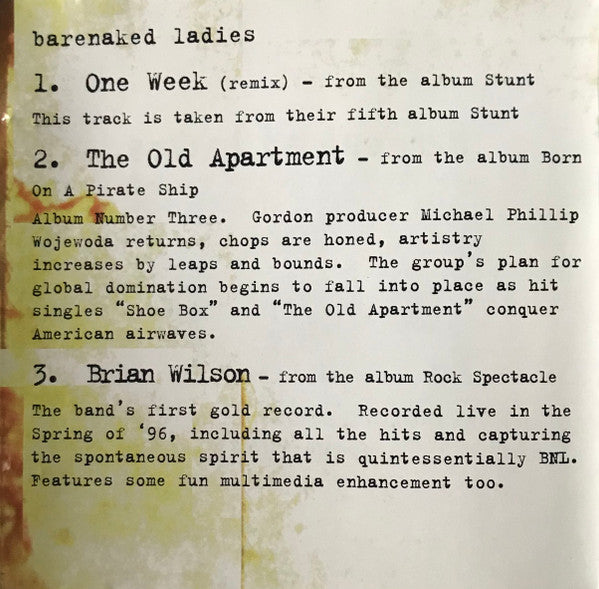 Barenaked Ladies : One Week (CD, EP)
