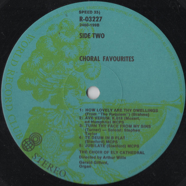 The Choir Of Ely Cathedral* : Choral Favourites (LP, Album, Club, RE)