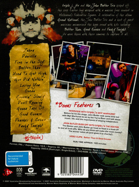 The John Butler Trio : Live At Federation Square (DVD-V, PAL)