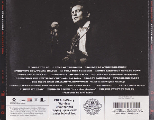 Johnny Cash : The Legend Of Johnny Cash Vol. II (CD, Comp, Club, RM)