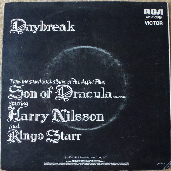 Nilsson* : Daybreak (7", Single, Ltd)