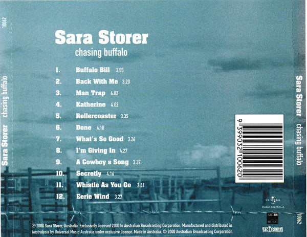 Sara Storer : Chasing Buffalo (CD, Album)