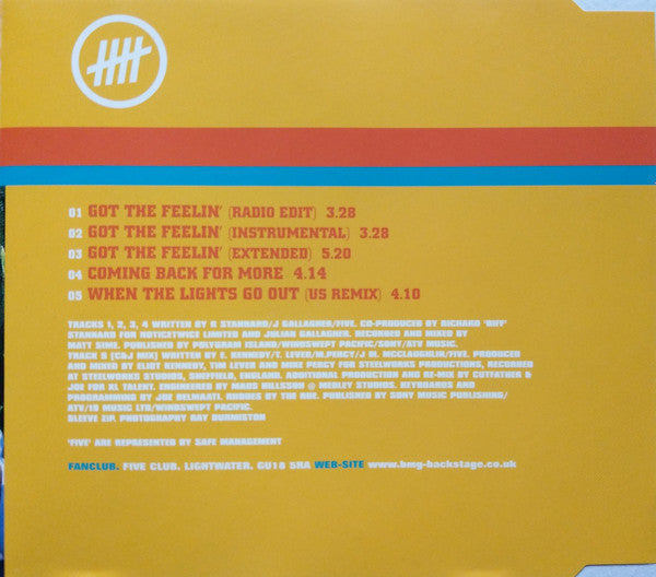 Five : Got The Feelin' (CD, Single)