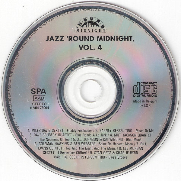 Various : Jazz 'Round Midnight Vol.4 (CD, Comp)