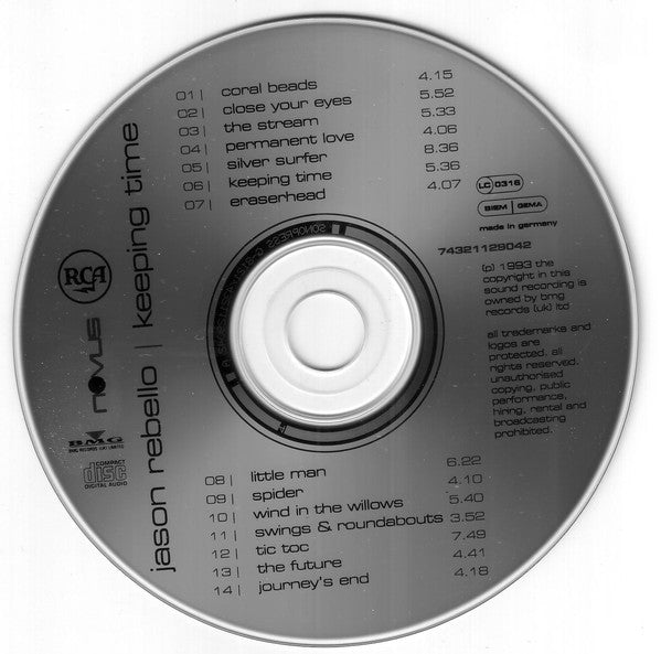 Jason Rebello : Keeping Time (CD, Album)