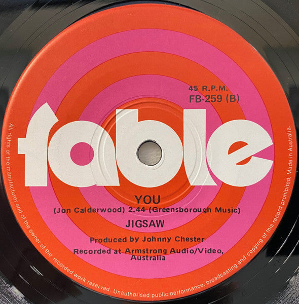 Jigsaw (17) : Teach Me How To Rock And Roll (7", Single)