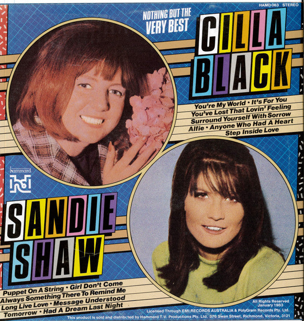 Cilla Black, Sandie Shaw : Nothing But The Very Best (LP, Comp)