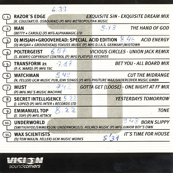 Various : Trancemaster X (Natural Energizer) (2xCD, Comp)