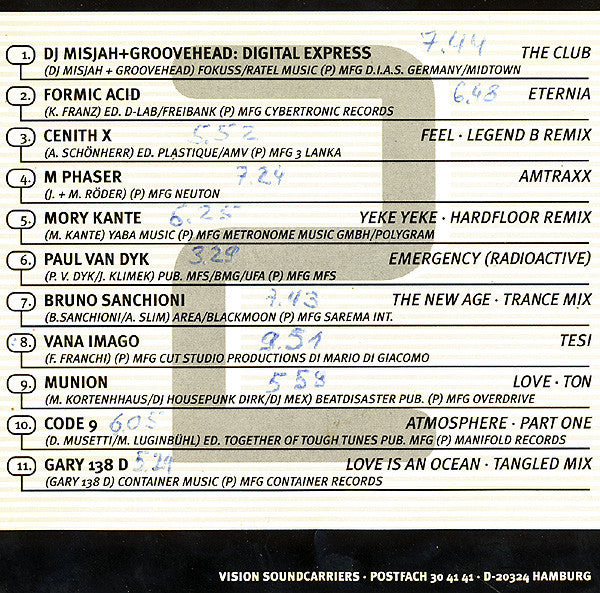 Various : Trancemaster X (Natural Energizer) (2xCD, Comp)