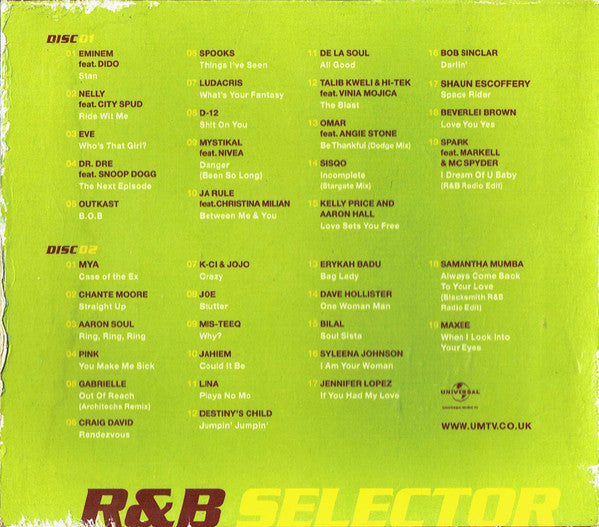 Various : R&B Selector (2xCD, Comp + Box)