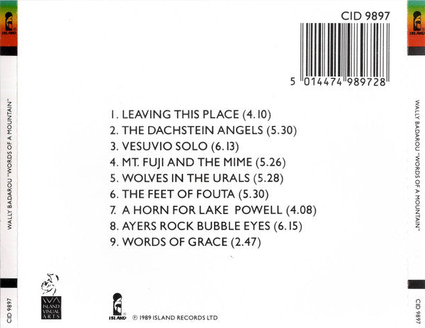 Wally Badarou : Words Of A Mountain (CD, Album)