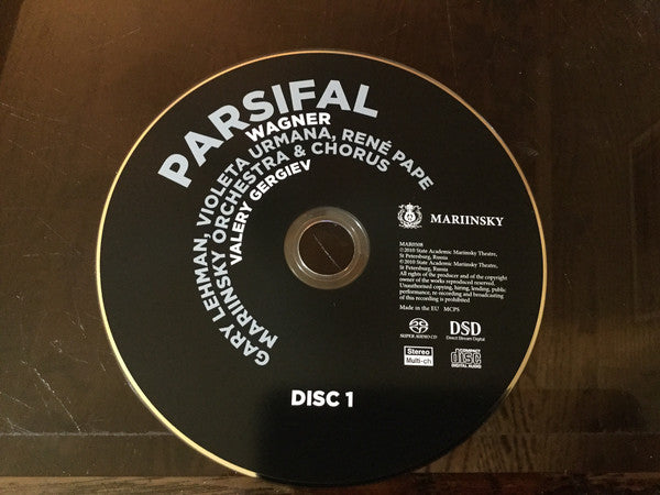 Wagner*, Gary Lehman, Violeta Urmana, René Pape, Valery Gergiev, Mariinsky Orchestra* and Chorus* : Parsifal (Box + 4xSACD, Multichannel)