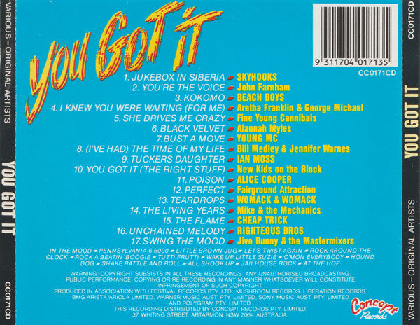 Various : You Got It (CD, Comp)