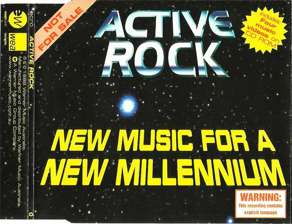 Various : Active Rock - New Music For A New Millennium (CD, Album, Promo)