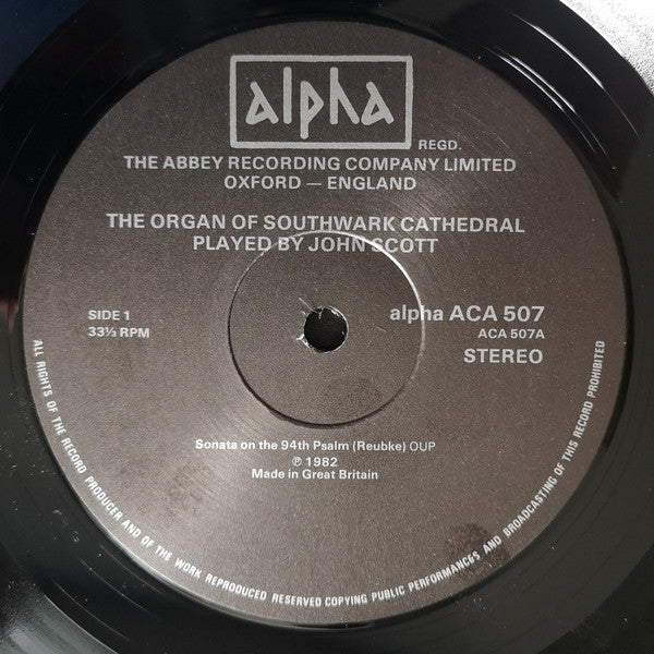 John Scott (10) : Southwark Cathedral Organ (LP)