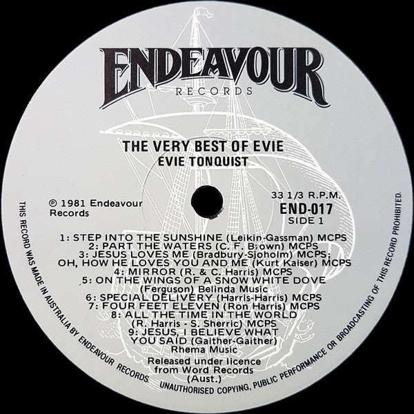 Evie (2) : The Very Best Of Evie (LP, Comp)