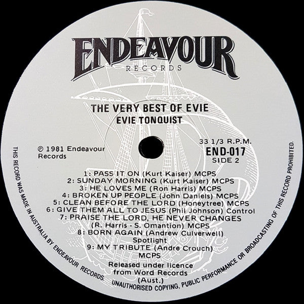 Evie (2) : The Very Best Of Evie (LP, Comp)