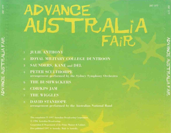 Various : Advance Australia Fair (CD)