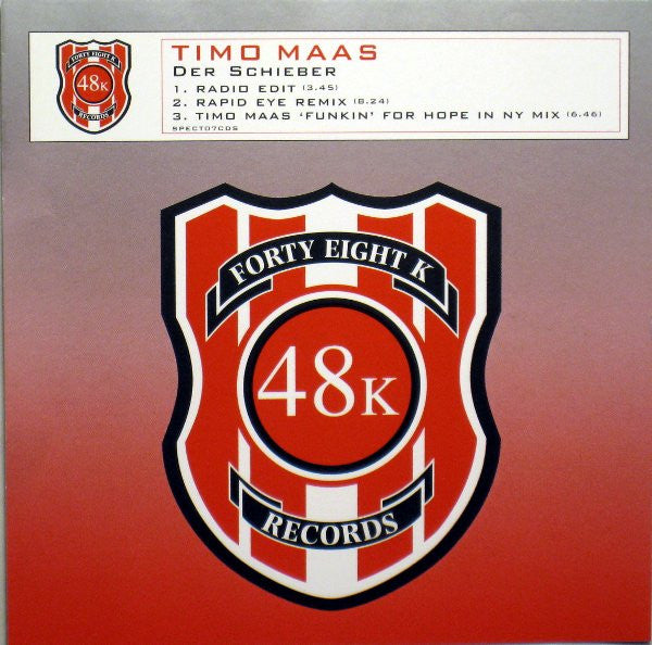 Timo Maas : Der Schieber (CD, Single)