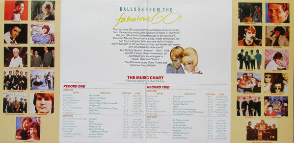 Various : Ballads From The Fabulous 60's (2xLP, Album, Comp, gat)