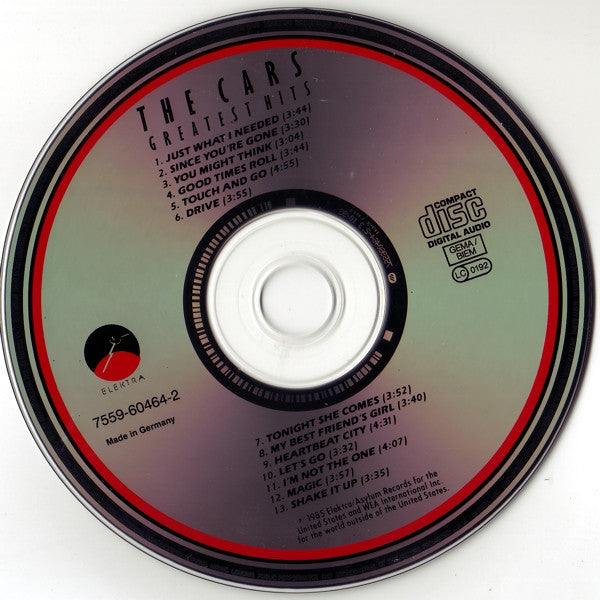 The Cars : The Cars Greatest Hits (CD, Comp, RE, O-c)