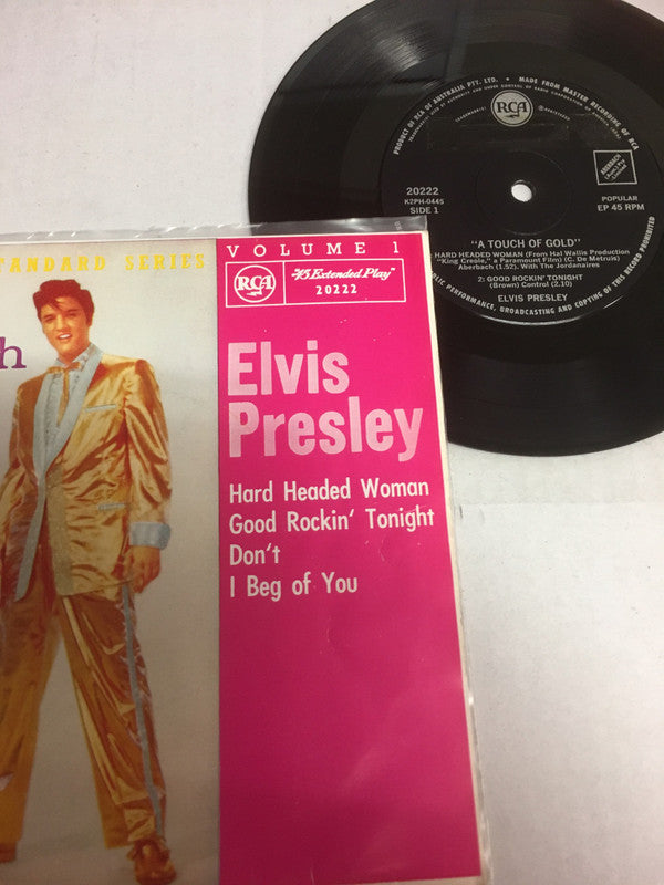 Elvis Presley : A Touch Of Gold Volume I (7", EP)