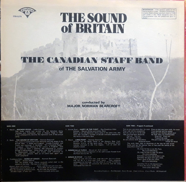 The Canadian Staff Band Of The Salvation Army : The Sound Of Britain (LP, Album)