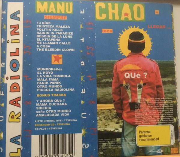 Manu Chao : La Radiolina (CD, Album, Enh)