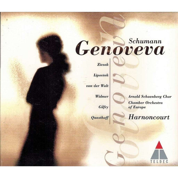 Robert Schumann - Ruth Ziesak, Marjana Lipovšek, Deon van der Walt, Oliver Widmer, Rodney Gilfry, Thomas Quasthoff, Arnold Schoenberg Chor, The Chamber Orchestra Of Europe, Nikolaus Harnoncourt : Genoveva (2xCD, Album + Box, Sli)