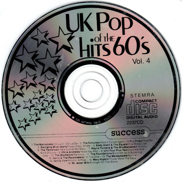 Various : UK Pop Hits Of The 60's - Vol. 4 (CD, Comp)