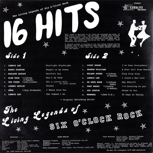 Various : The Living Legends Of Six O'Clock Rock (LP, Album, Gat)