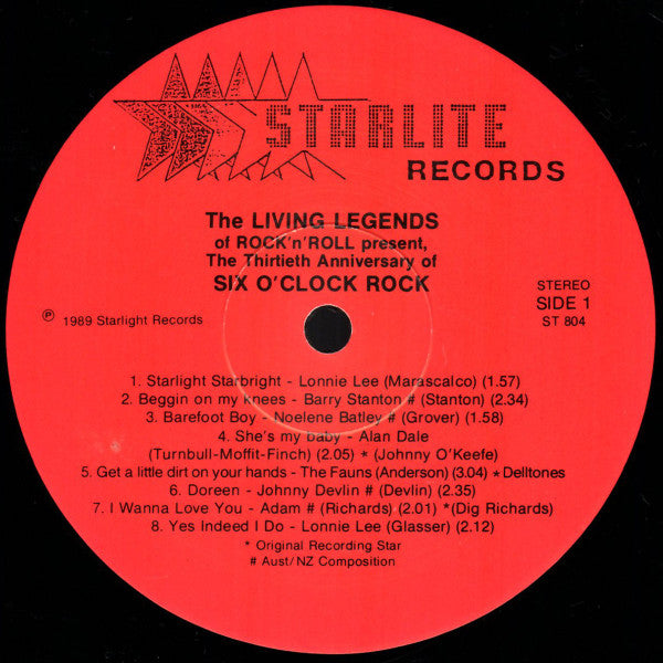 Various : The Living Legends Of Six O'Clock Rock (LP, Album, Gat)