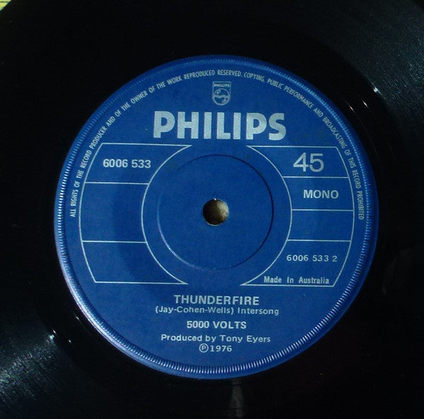 5000 Volts : Doctor Kiss Kiss (7", Single, Mono)