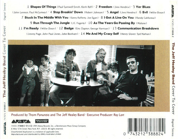 The Jeff Healey Band : Cover To Cover (CD, Album)