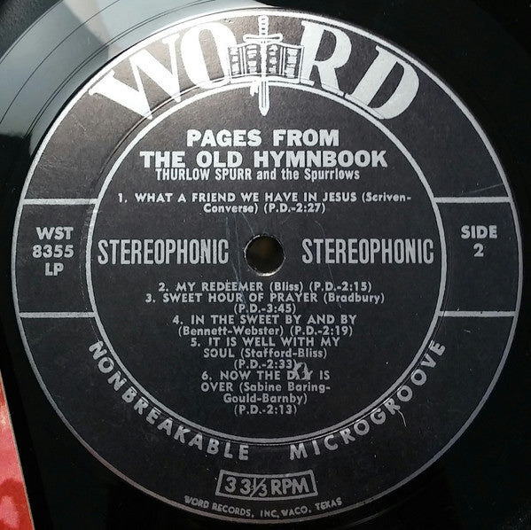 Thurlow Spurr And The Spurrlows : Pages From The Old Hymnbook (LP, Album)