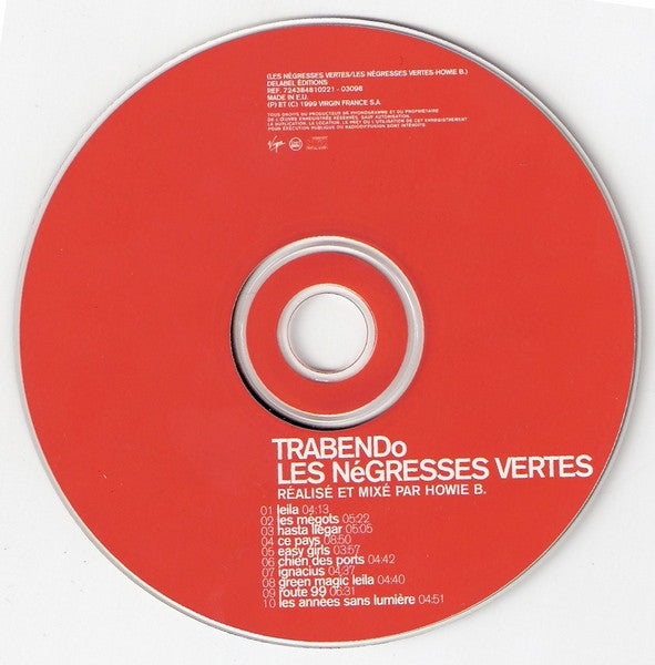 Les Négresses Vertes* : Trabendo (CD, Album)