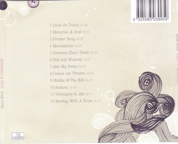 Josh Pyke : Memories & Dust (CD, Album)