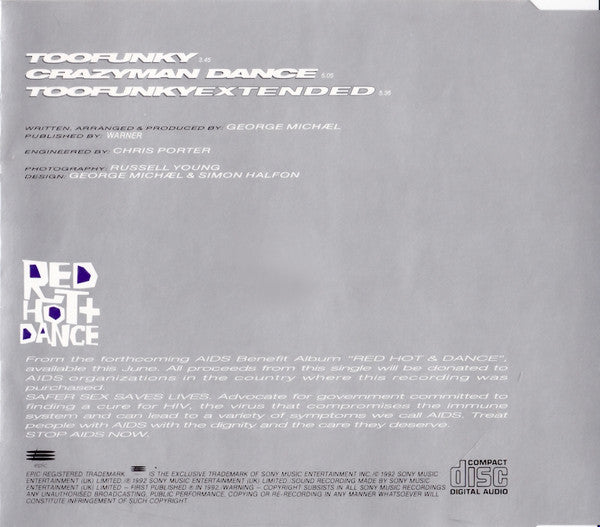 George Michael : Too Funky (CD, Single)