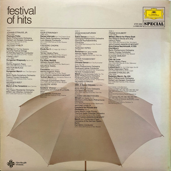 Various : Festival Of Hits 24 Classical Greats (2xLP, Comp)