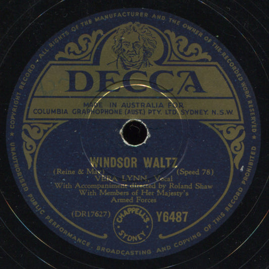 Vera Lynn : Windsor Waltz / The Lambeth Waltz (Shellac, 10")